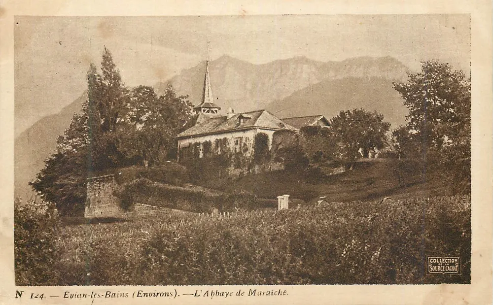 Euran-les-Bains (Dintorni) — L'Abbazia di Maraïche — Collezione Sourle Cachat, N° 124 - Recto