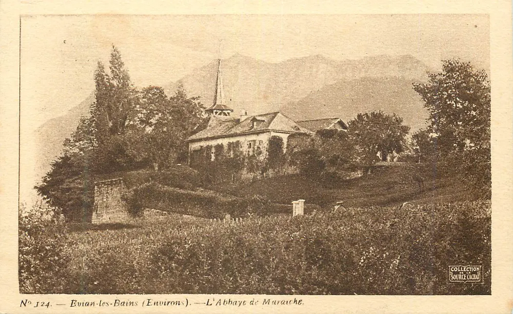 Eutran-les-Bains (Arredores) — A Abadia de Marache — Coleção Cachet - Frente