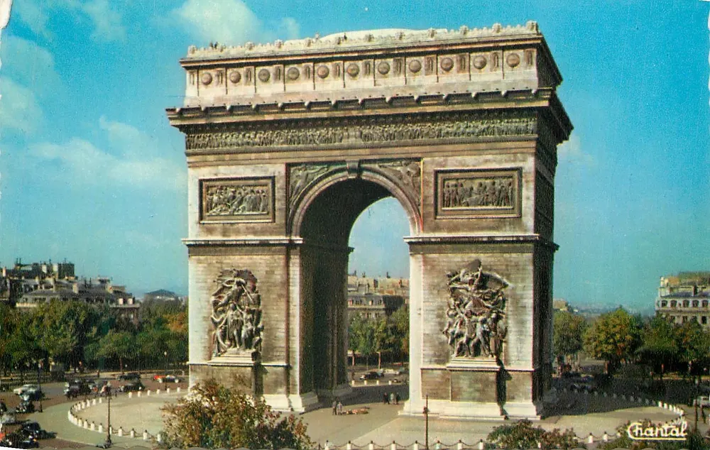 Arco do Triunfo — Paris — editor Chantal, n° 131 - Frente