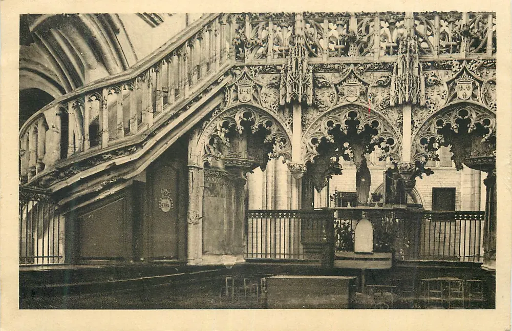 Der Jubé der Kirche Maria Magdalena — Troyes (Aube) — Ch. Granddider, Fotoverlag, Troyes - Vorderseite