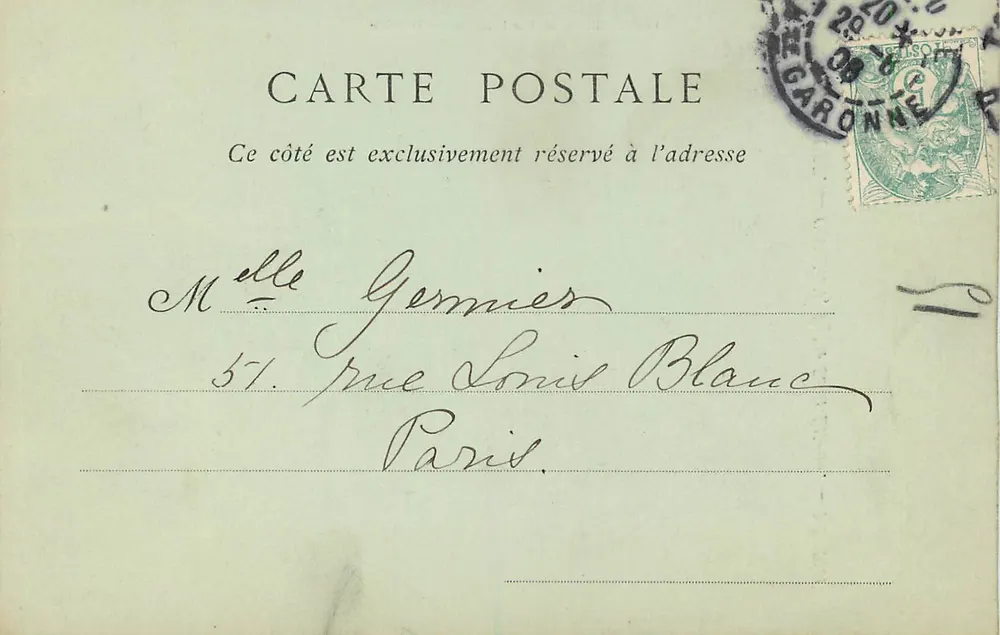 Toulouse — Cathédrale, Église Saint-Étienne — Librairie BRUN, Rue Lafayette - Verso