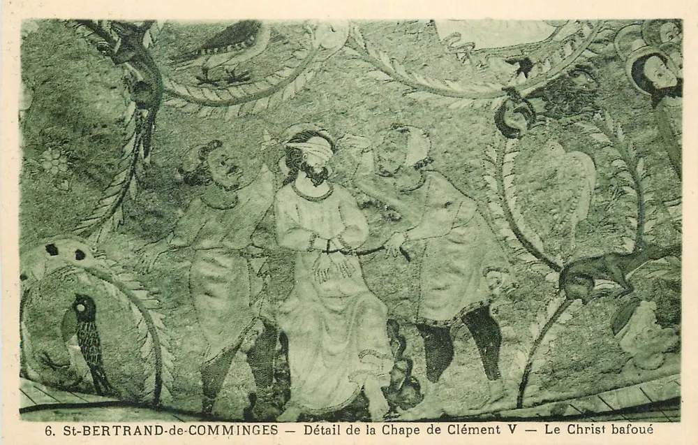 St-Bertrand-de-Comminges — Detail der Kapelle von Clement V — Der geschmähte Christus - Vorderseite