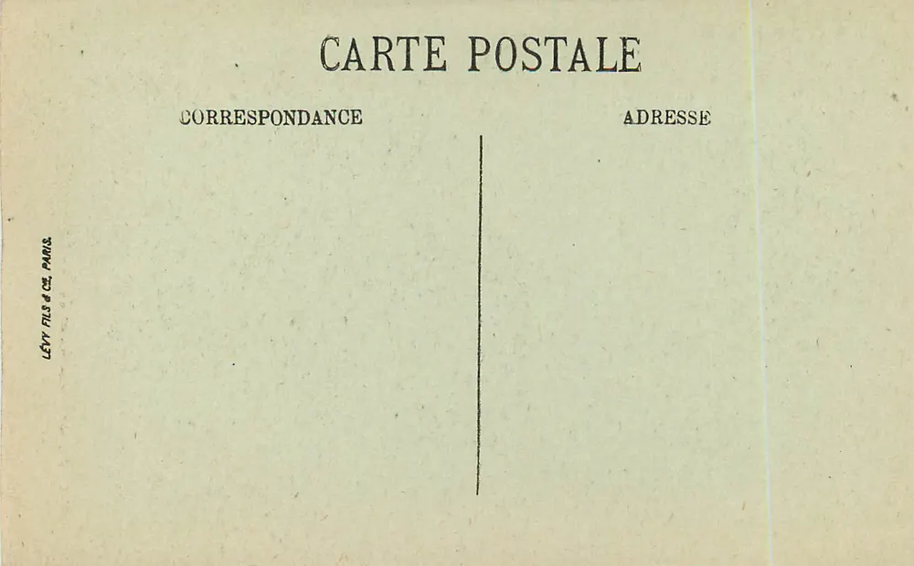 Interior do Panteão — Paris — LL, n° 168 - Verso