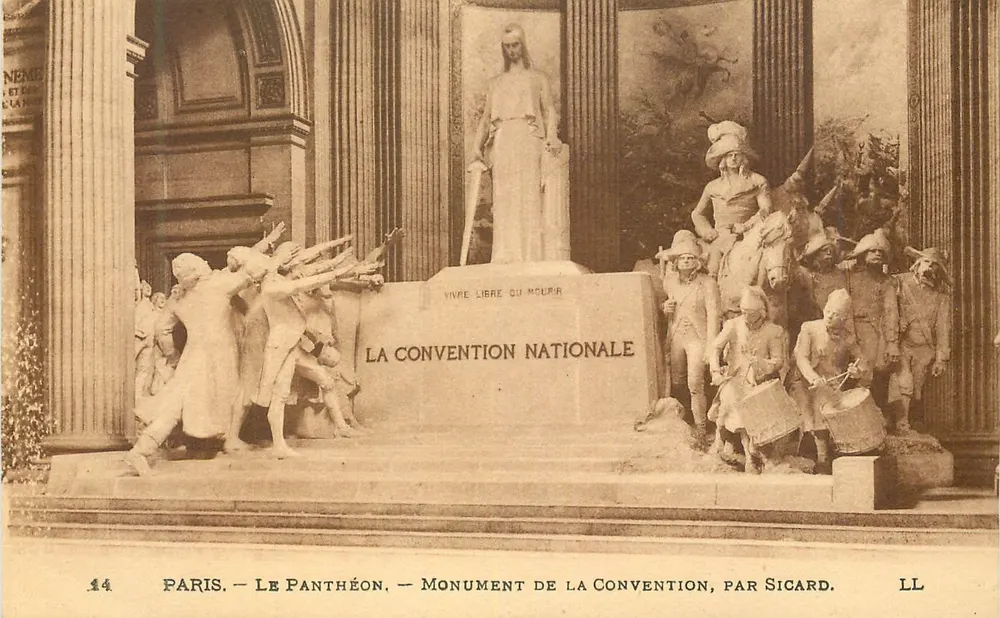 Paris — Le Panthéon — Monument de la Convention, par Sicard - Recto