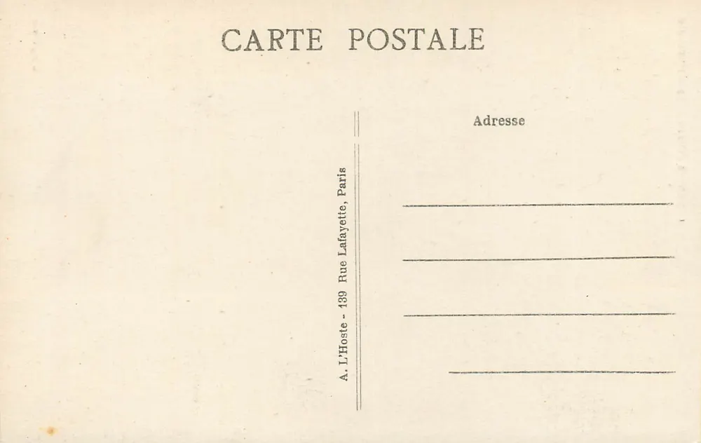 I. SENLIS (Oise) — A Catedral — L.H., Paris - Verso