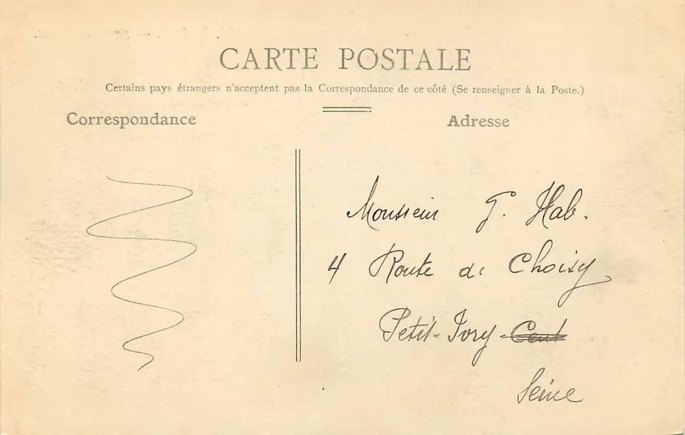 Reims — Porta de Paris — editor não identificado, n° de série 62 - Verso
