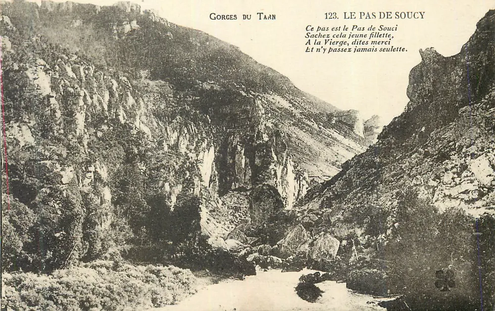 Gorges do Taan — O Passo de Soucy — n°123 - Frente