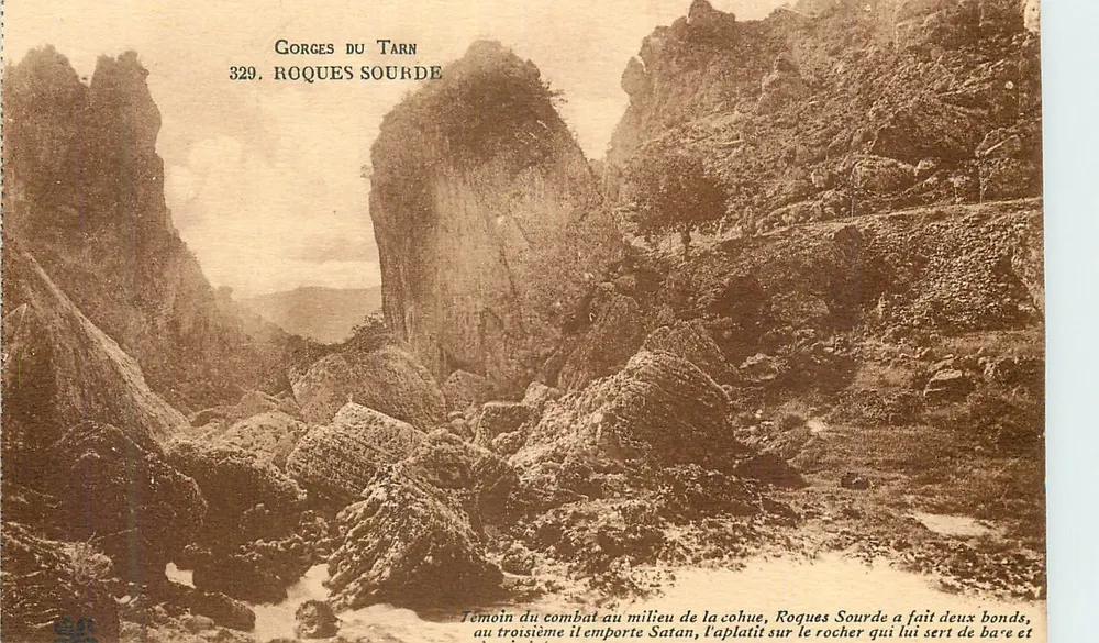 Gorges do Tarn — Roques Sourde — n° 329 - Frente