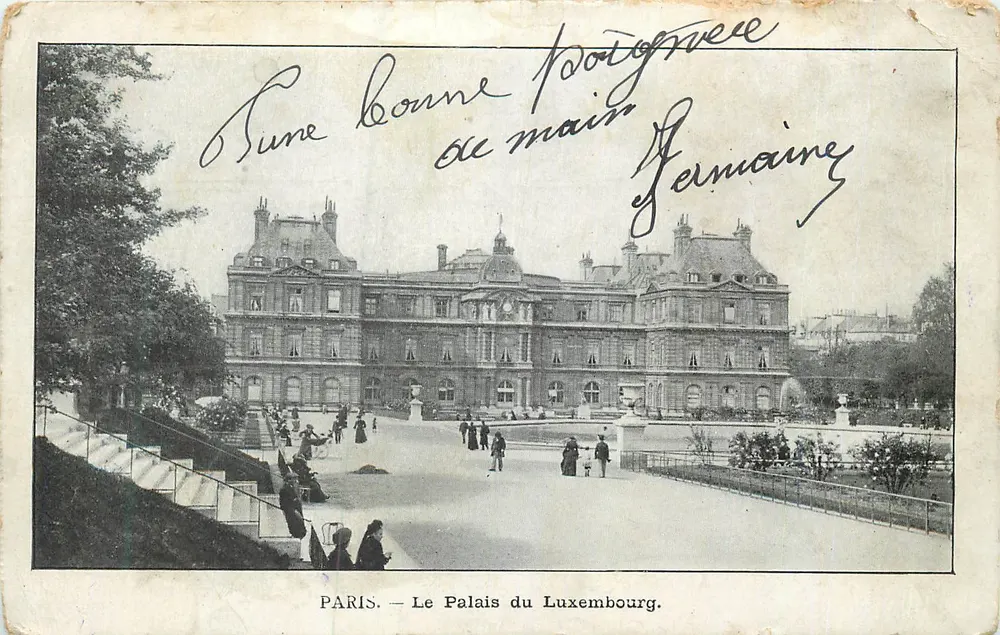 PARIS — Il Palazzo Luxembourg — Fichot, Parigi - Recto