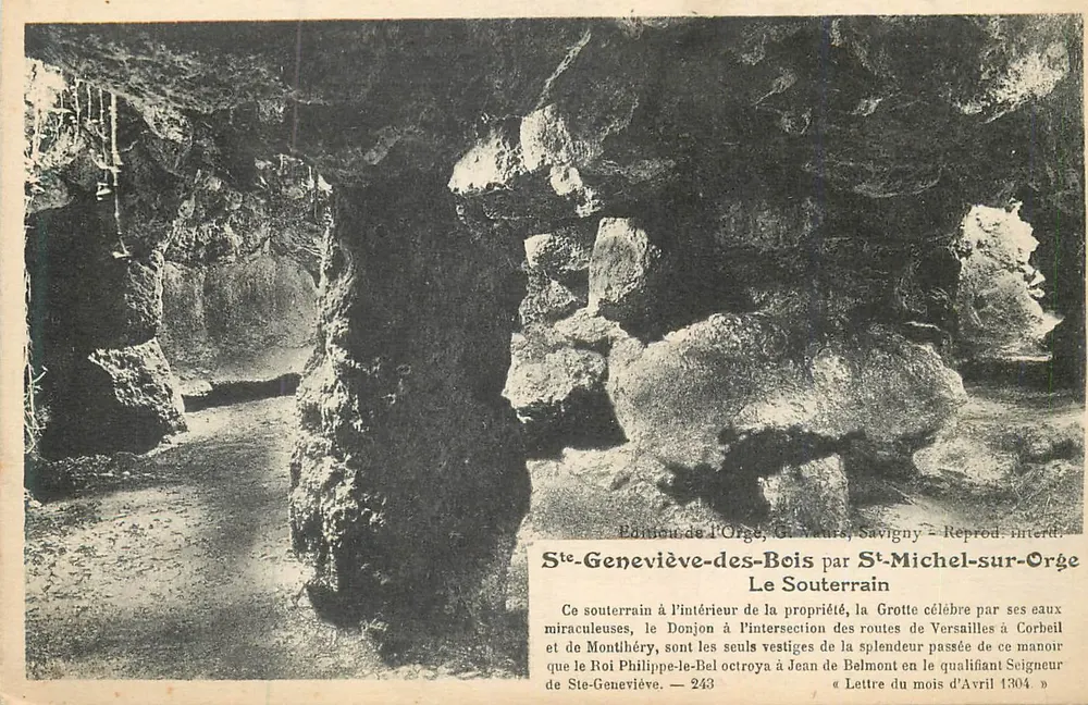 Ste-Geneviève-des-Bois — Le Souterrain — Édition de l'Orge, Gi Nauts, Savigny — n° 243 - Recto