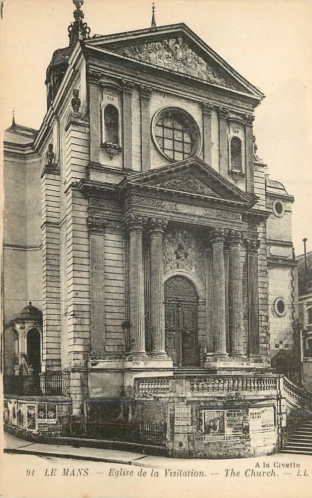 Le Mans — Igreja da Visitação — Editor L.L. - Frente