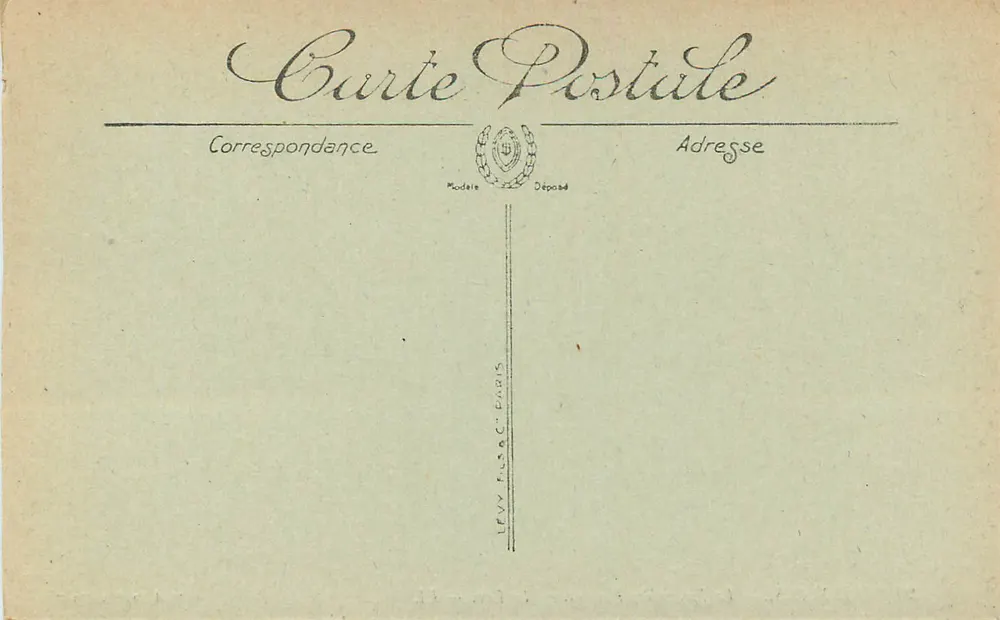 Le Mans — Le Jardin des Plantes — Le Lac — 'A la Civette' - Verso