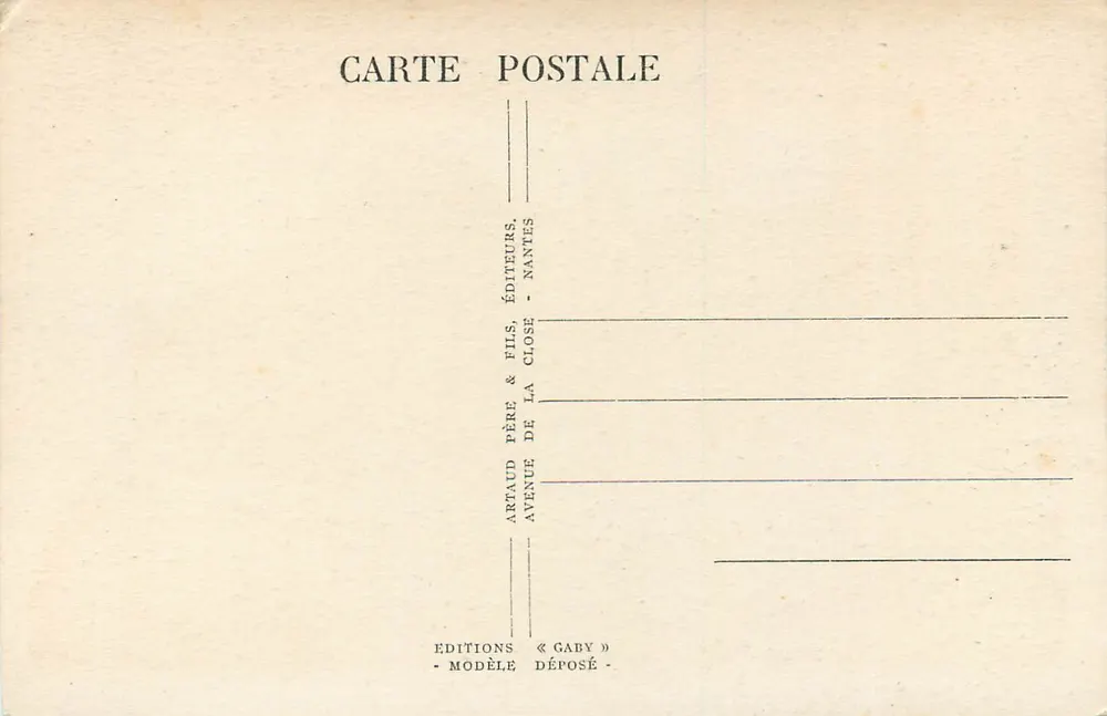 Le Mans (Sarthe) - De Kathedraal — Jonone Edities, Nantes - Achterkant