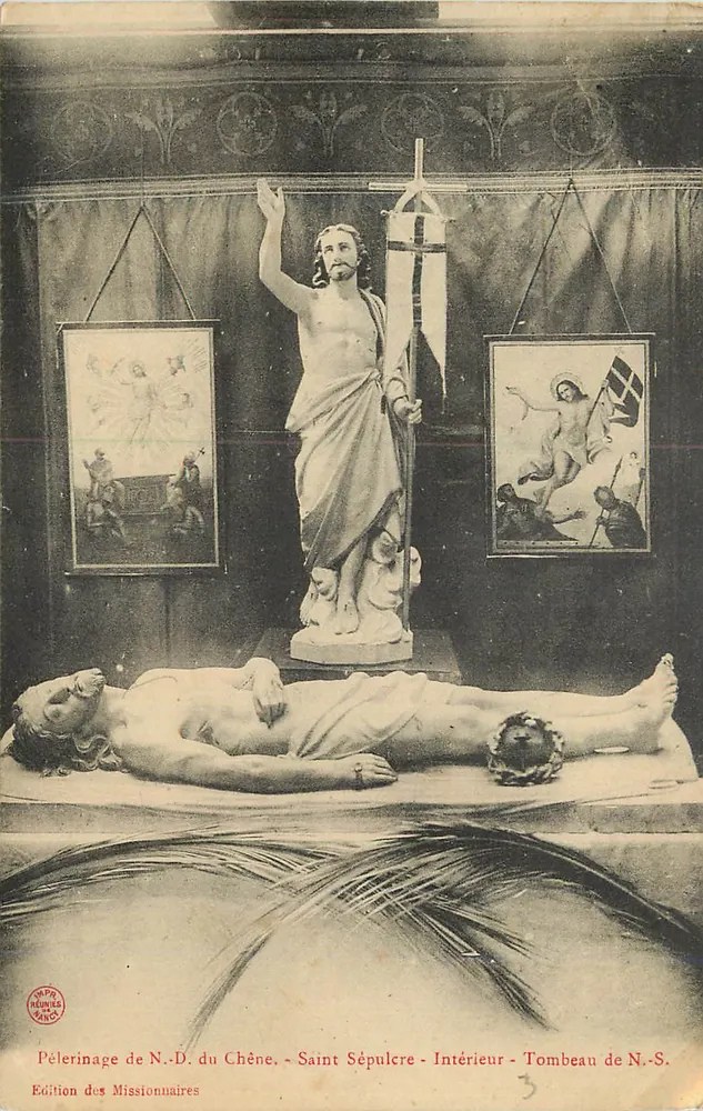 Pilgerreise zu N.-D. du Chêne - Saint Sépulcre - Innenraum - Grabmal von N.-S. - Edition der Missionare - Vorderseite