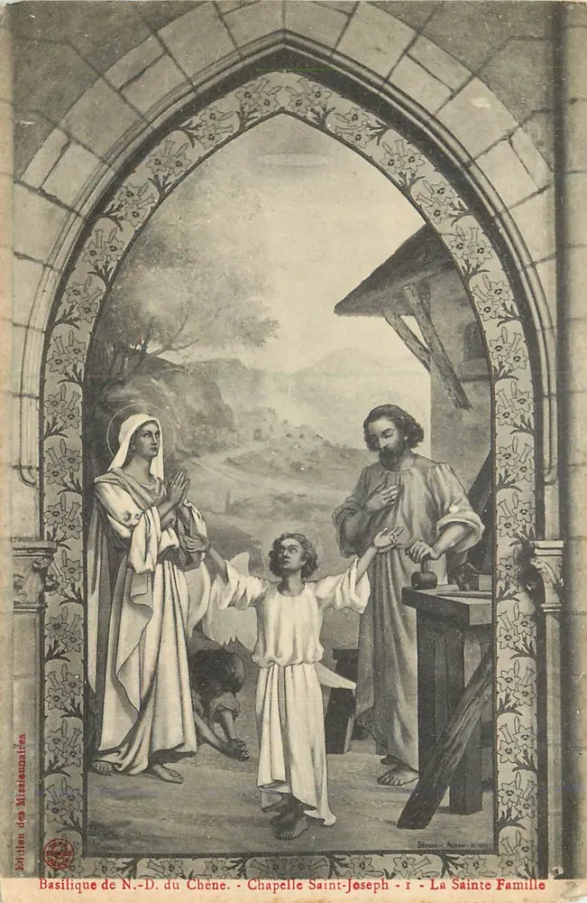 Die Heilige Familie — Basilika Unserer Frau vom Eiche, Kapelle Saint-Joseph — Edition der Missionare - Vorderseite