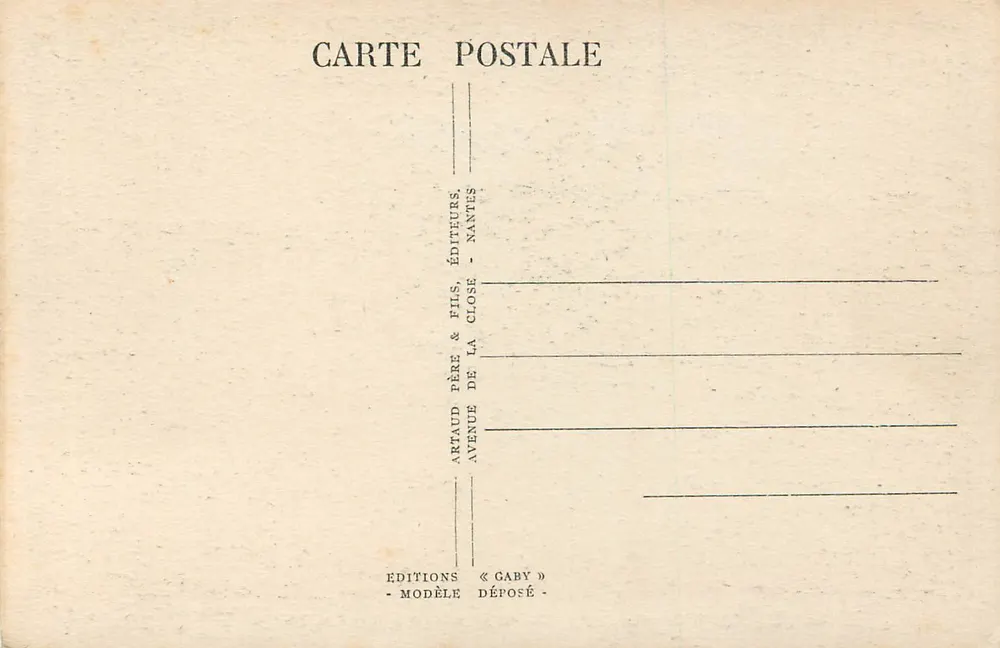 Le Mans (Sarthe) — Rue Wilbur-Wright, Pont en X — Gaby, n°83 - Verso