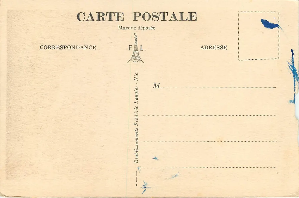 St-Cézaire (A.M.) — Innenansicht der Höhlen — La Porte des Fées — F.L. - Rückseite