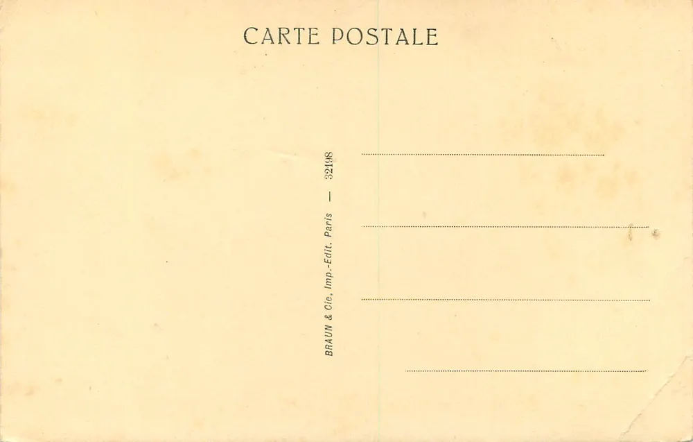 O Pequeno Samuel — J. Reynolds — Braun & Cie, Paris - Verso