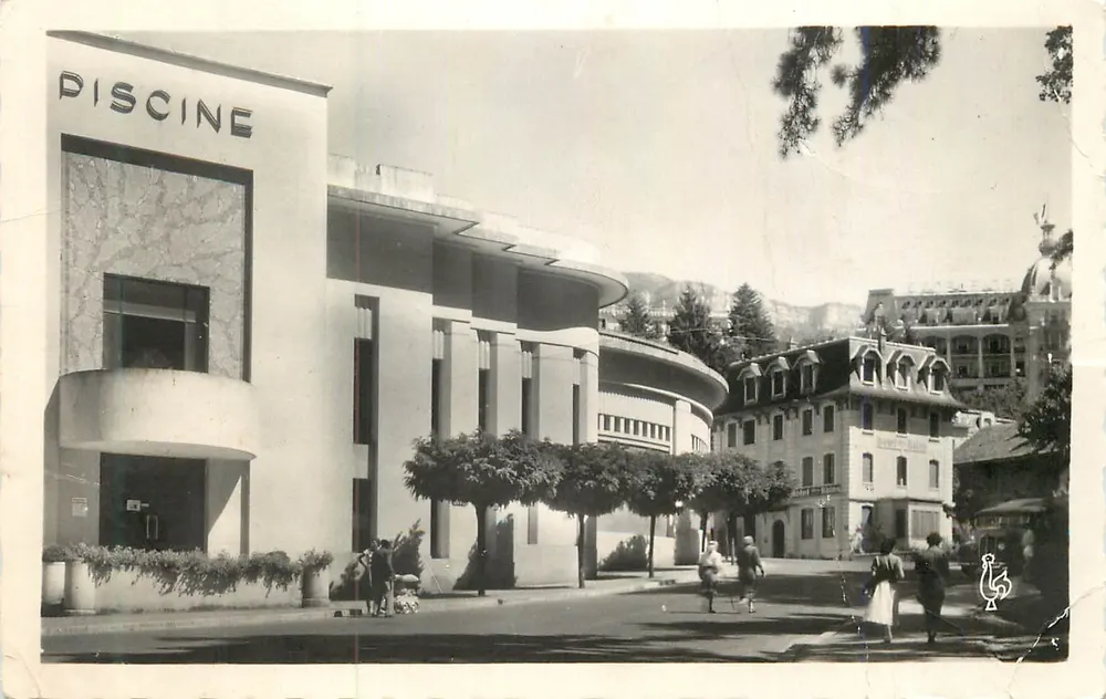 Schwimmbecken — Aix-les-Bains (Savoie) — Verlag Les Tirages Modernes, Paris - Vorderseite