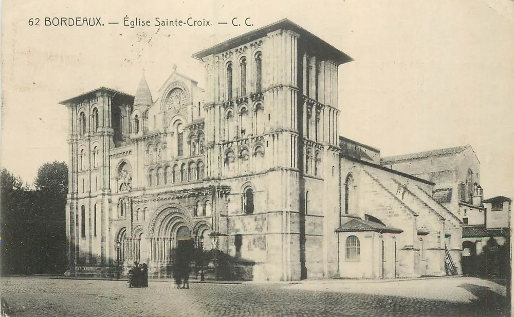 Bordeaux — Igreja de Santa Cruz — C. C. - Frente