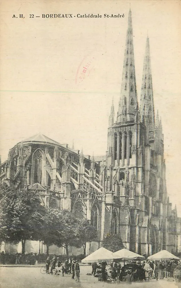 Bordeaux — Catedral de São André — A.H. 22 - Frente