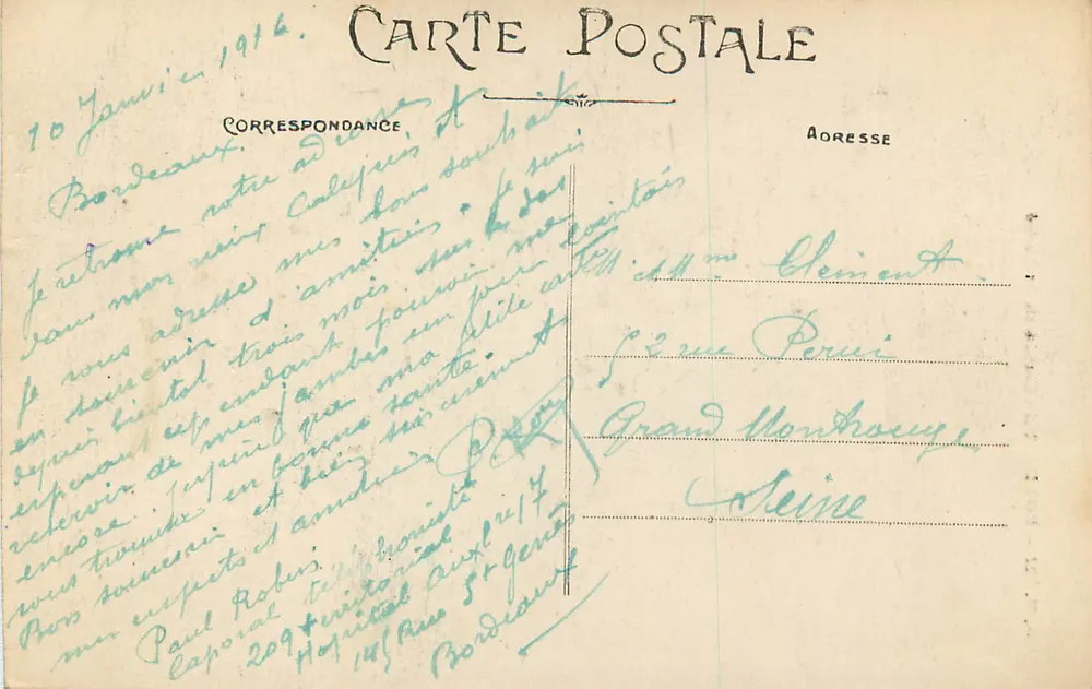 Bordeaux — Catedral de São André — A.H. 22 - Verso