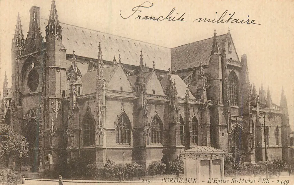 Bordeaux — A Igreja de São Miguel — BR 2449 - Frente