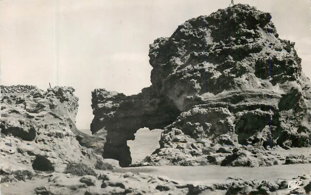 Biarritz - La Loge de Théâtre et les Rochers - Recto