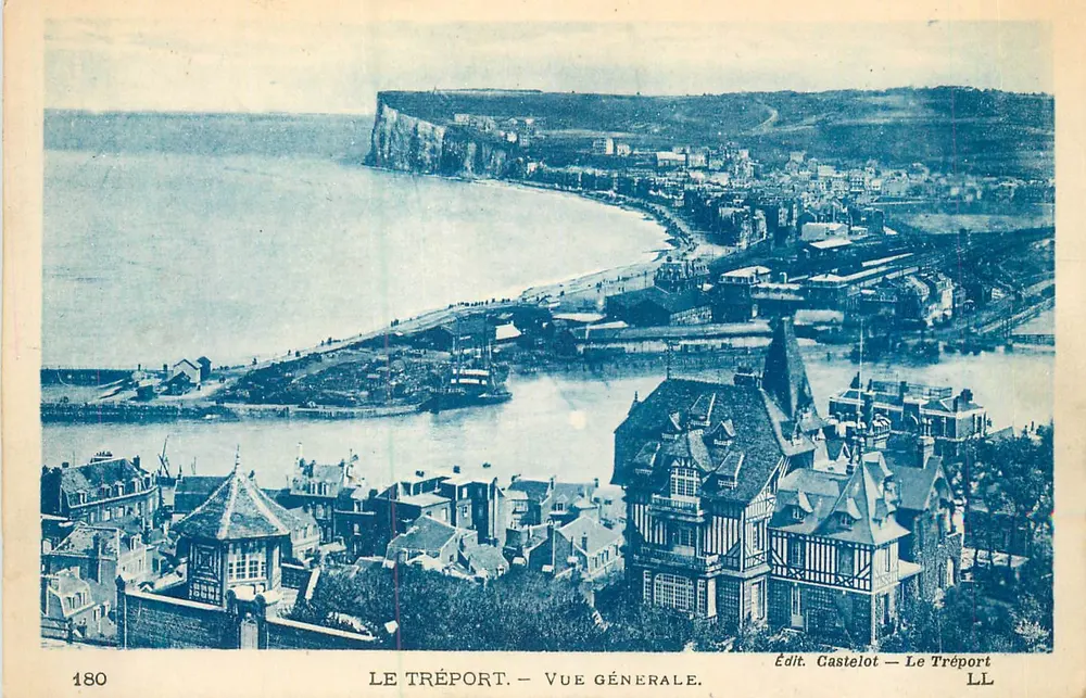 Le Tréport — Vista Geral — Édit. Castelot — Le Tréport LL - Frente