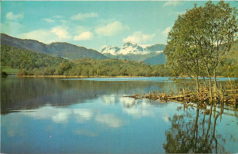 Elterwater und Langdale Pikes — Die englischen Seen — Sanderson & Dixon, Ambleside, KLD 429 - Vorderseite