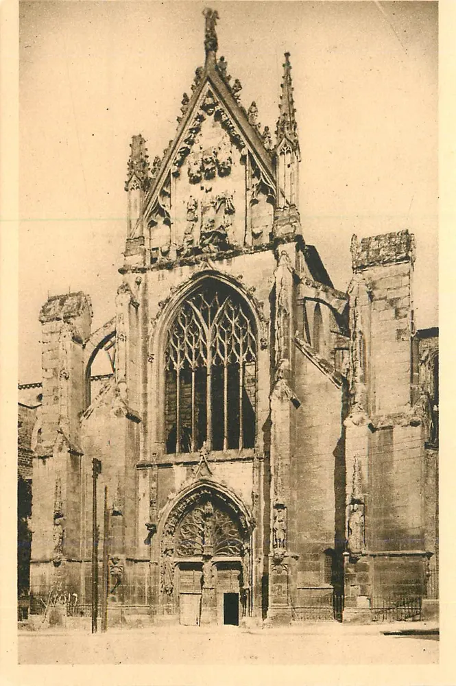 Église Saint-Rémi - Reims (Marne) - Face Sud-Ouest — Éditions d'Art YVON - Recto