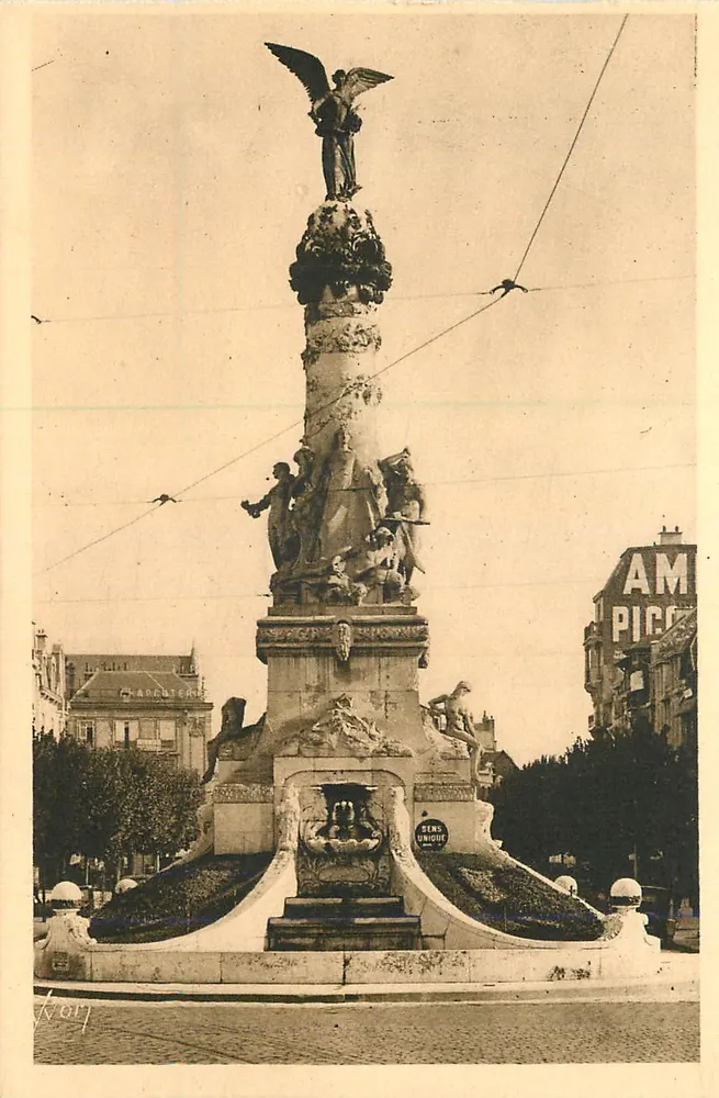 Reims (Marne) — A Fontaine Subé — Edições d'Art YVON - Frente