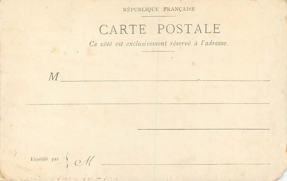 Paris — La Madeleine et le boulevard de la Madeleine — Georges Stein, Paris - Verso