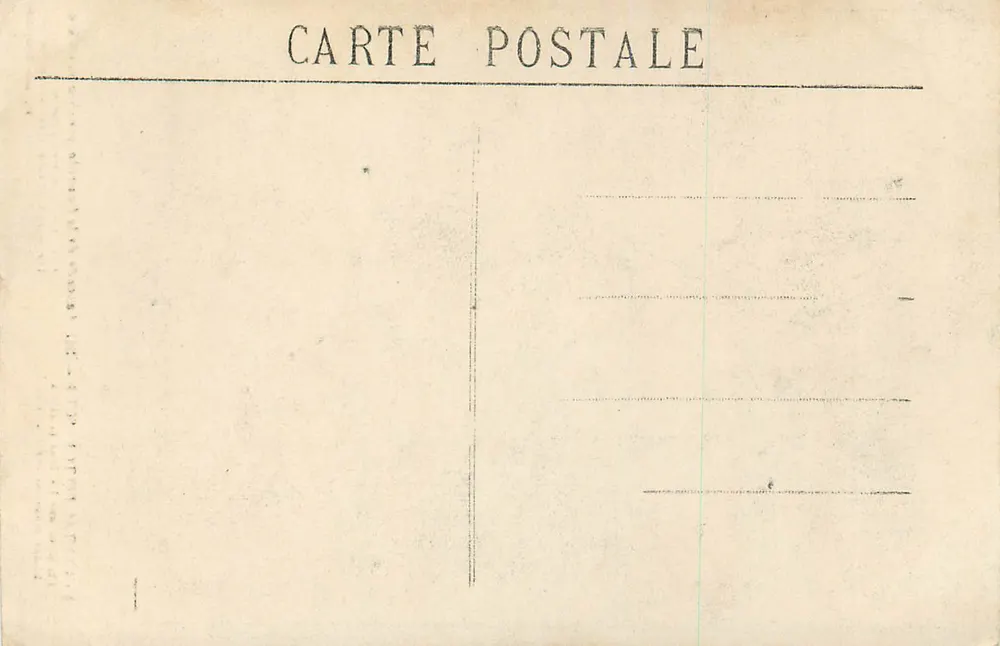Das pittoreske Cantal — Wasserfall der Roucole, bei Vic-sur-Cère — Étienne Marcenac, Nr. 313 - Rückseite