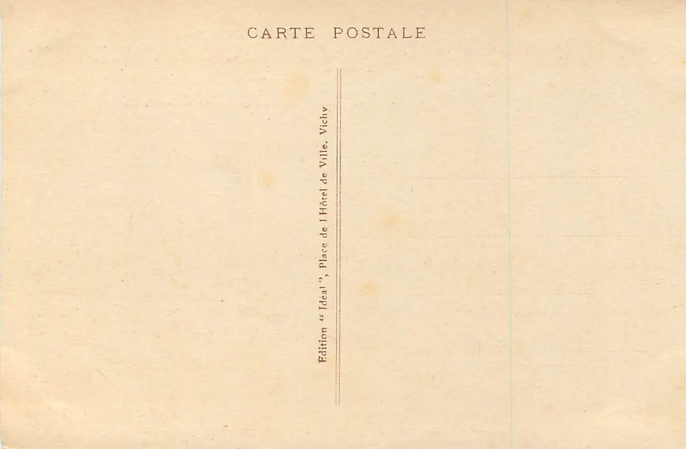 Clermont-Ferrand — Die Kathedrale — Verlag Ideal, Nr. 4019 - Rückseite