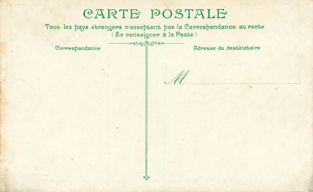 Fontainebleau - Sala do Trono — editor não identificado, n° de série 18 - Verso