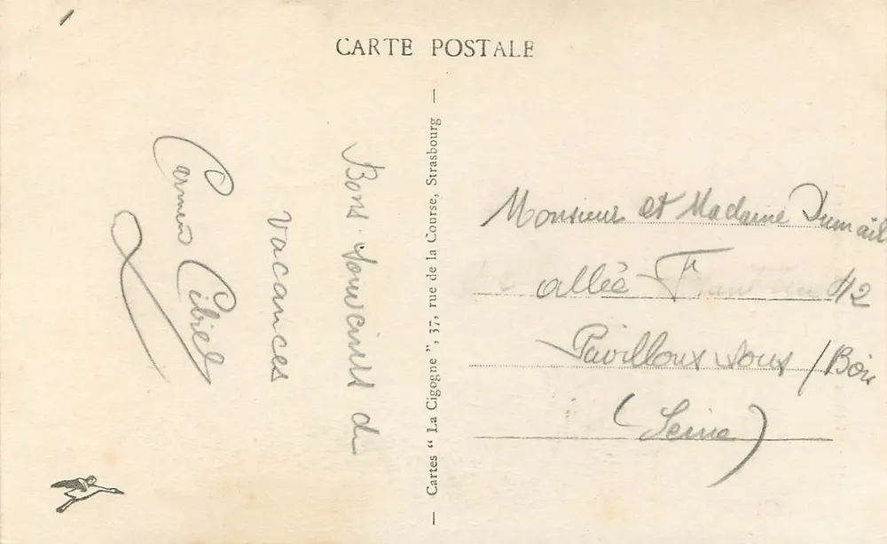 Strasbourg - Maison Kammerzell — Carte postale n°142 - Verso