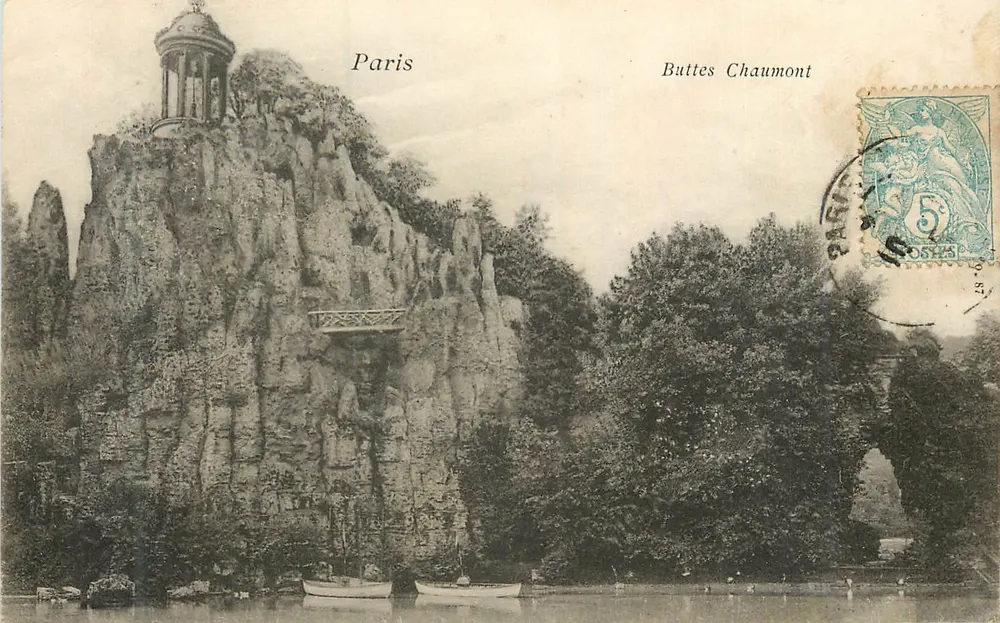 Buttes Chaumont — Paris — editor desconhecido, número de série não visível - Frente