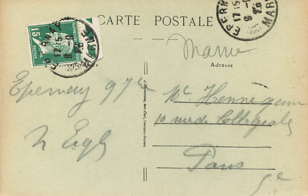 Boursault — O Castelo — Editor não identificado, n° de série 8 - Verso