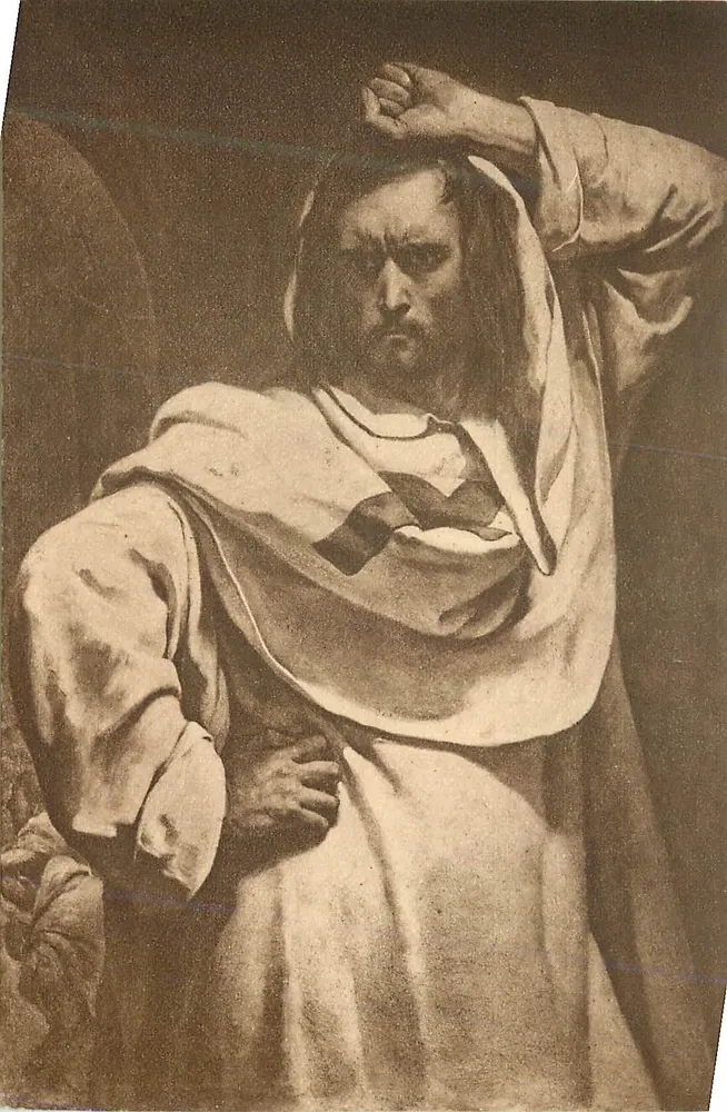 Le Giaour — Scheffer, Ary — Museu Pescatore, Luxemburgo - Frente