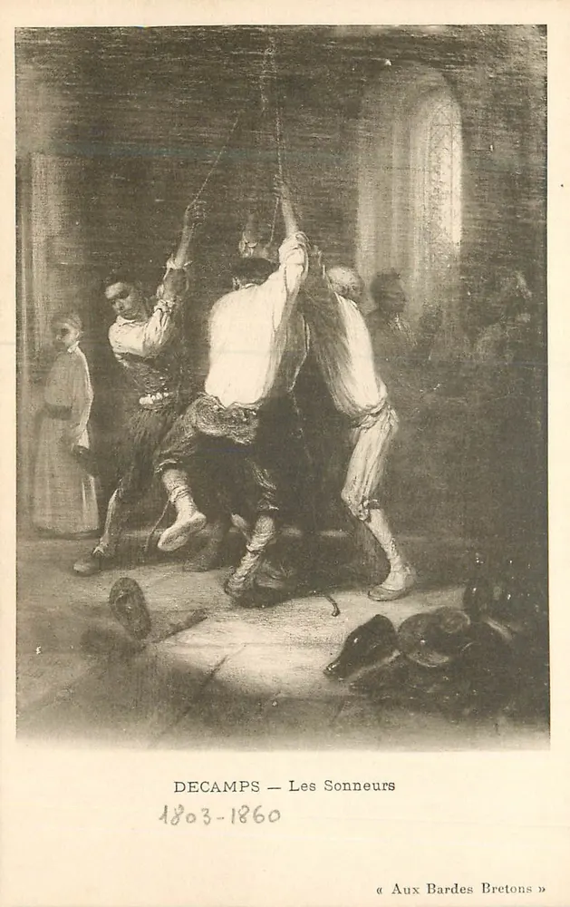 Les Sonneurs — Aux Bardes Bretons — DECAMPS 1803-1860 - Awers