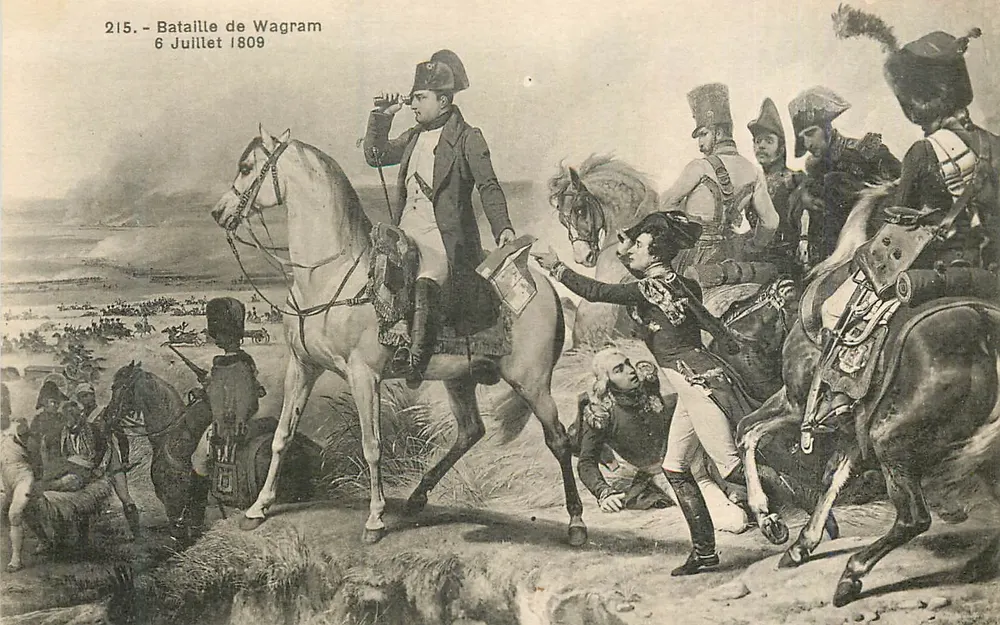 Bataille de Wagram — 6 Juillet 1809 — série 215 - Recto