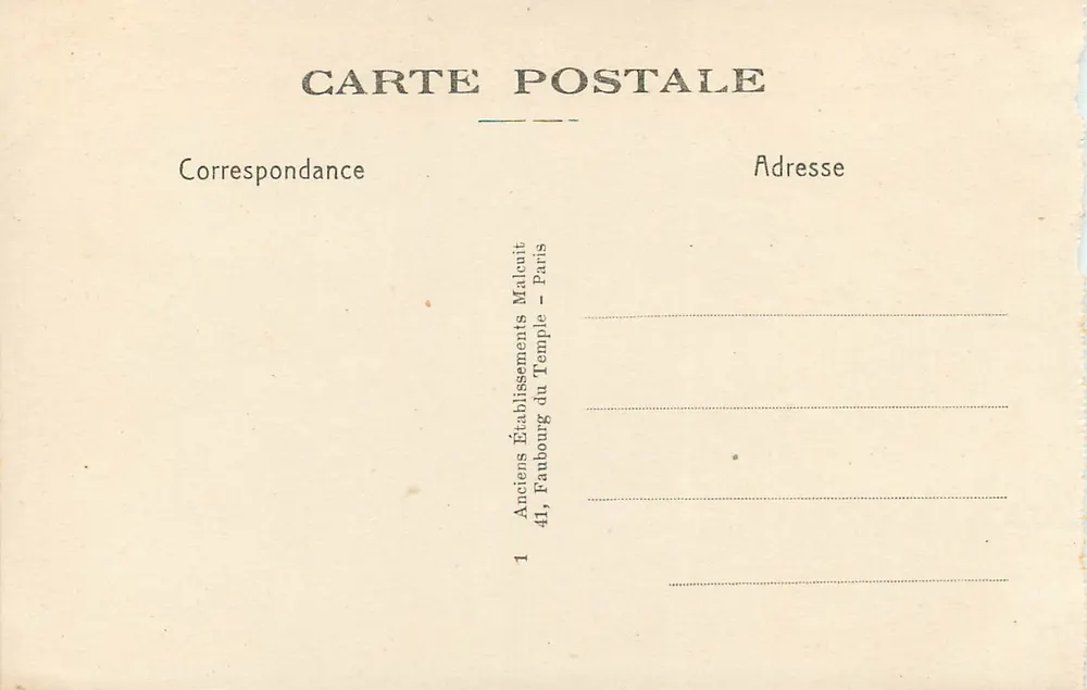 Abadia de St DENIS — A Cripta — E. Mr. n°3576 - Verso