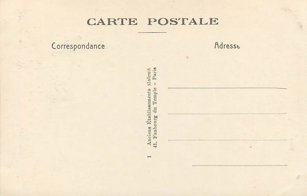 Grabmal des Königs Dagobert I (638) — Abtei St-Denis — E.M. n°3580 - Rückseite