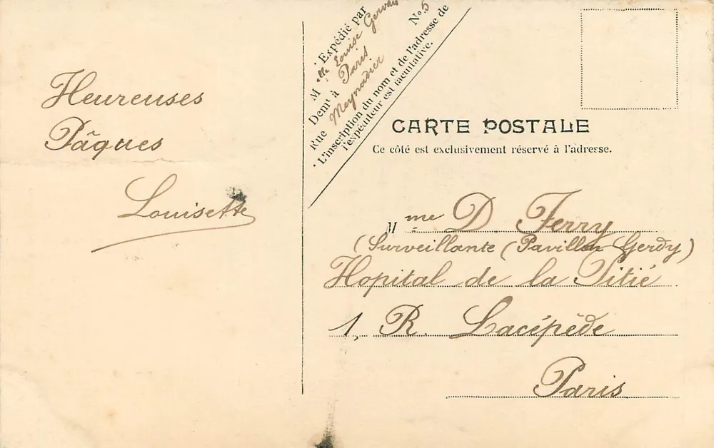 Monument de Francis Garnier — Paris — V. P. Paris. No. 35 - Verso