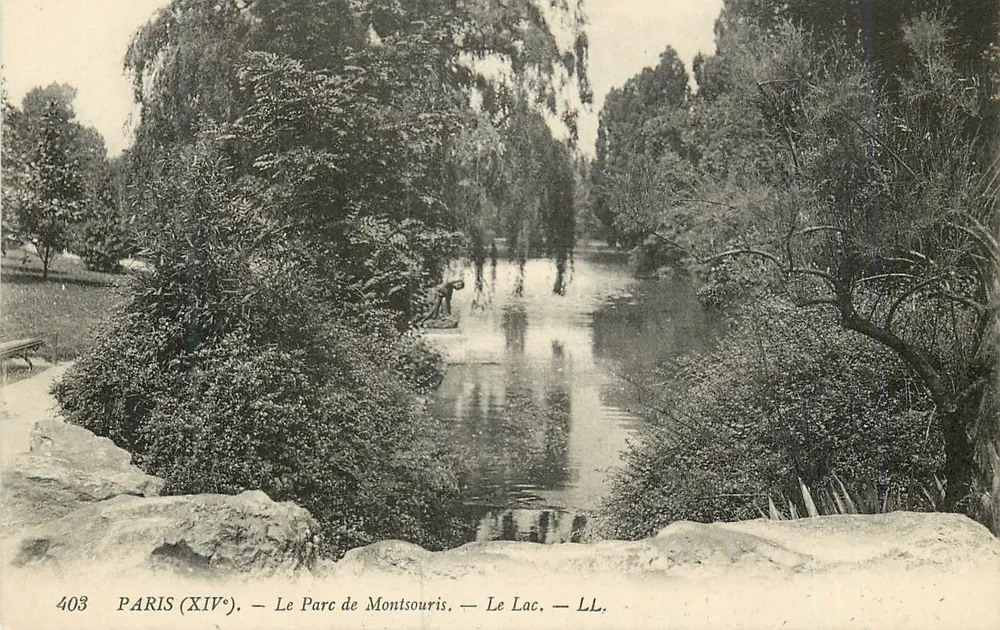 Paris (XIV°) — Le Parc de Montsouris — Le Lac — LL. - Recto