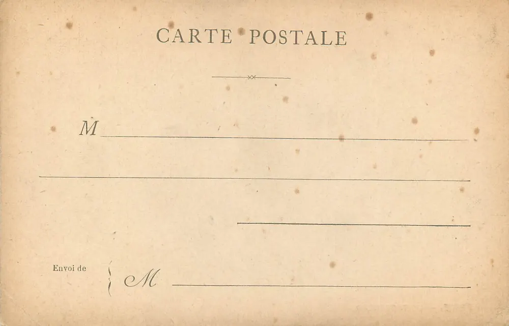 Paris — O Trocadéro — Editor não identificado - Verso