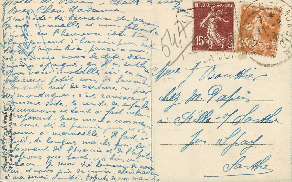 Challes-les-Eaux — El Col y la Dent de Granier (1938 m.) - Reverso