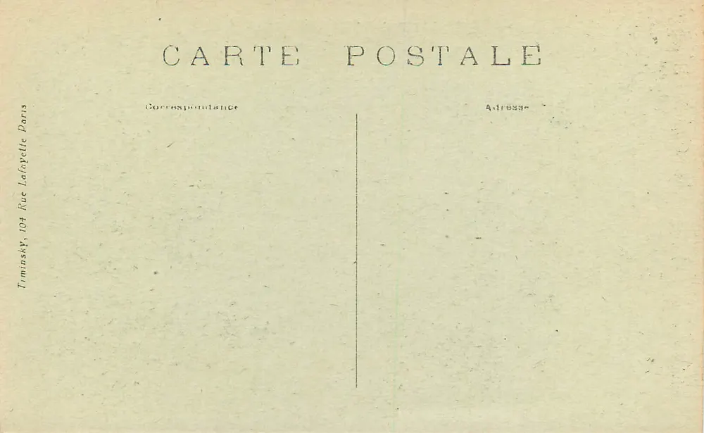 Chantilly — Fronton Zamku — T. M. K. - Rewers