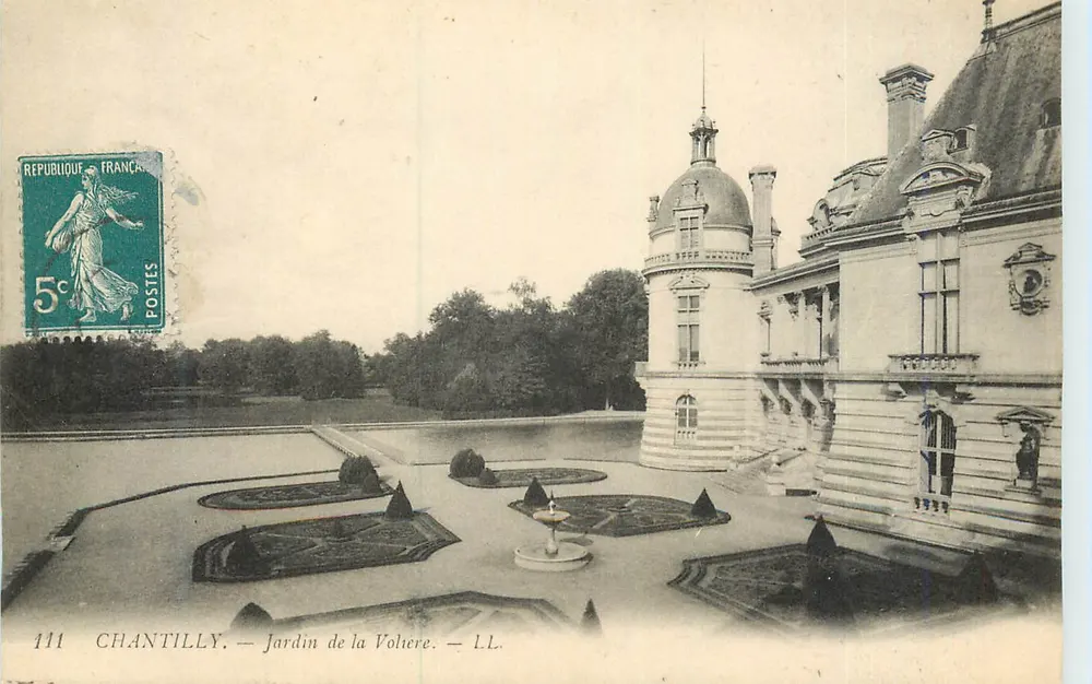 Chantilly — Jardim da Volière — L.L. — n°111 - Frente